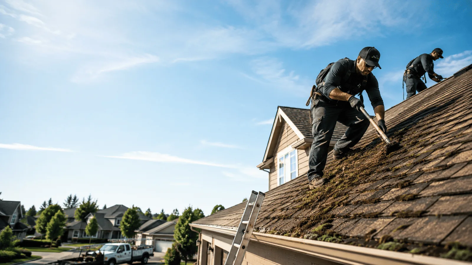 Roof Moss Removal in Kimbolton, OH near me